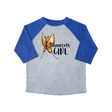 

Inktastic Minnesota Girl- Butterfly Gift Toddler Toddler Girl T-Shirt