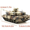 thumbnail image 2 of German Leopard 2A7 PRO Tank Model, 1:72 Scale Alloy Replica for Desk and Shelf Decoration, 2 of 5