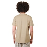 Brooklyn Cloth Premium Heavy Weight Nylon Zip Tee, Short Sleeve Shirt, Olive, Medium
