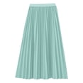 thumbnail image 2 of YUANxueke Girls Summer Maxi Skirt High Waist Boho Loose Fit Comfortable Casual Flowy Swing Pleated Outfits for Kids, 2 of 5