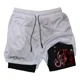 thumbnail image 5 of Short Gym Hombre Deportiva 2 En 1 Bolsa Celular Mod Venom, 5 of 6