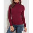 thumbnail image 6 of PrettyGuide Women's Ribbed Turtleneck Long Sleeve Sweater, 6 of 6