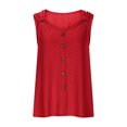 thumbnail image 4 of BVOFAR Summer Eyelet Embroidery Tank Tops for Women 2025 Solid Color Button Down Shirts Casual Sleeveless V Neck Tops, 4 of 7