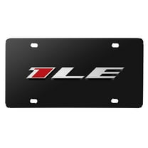 Chevrolet Camaro 1LE 3D Logo Black Metal License Plate