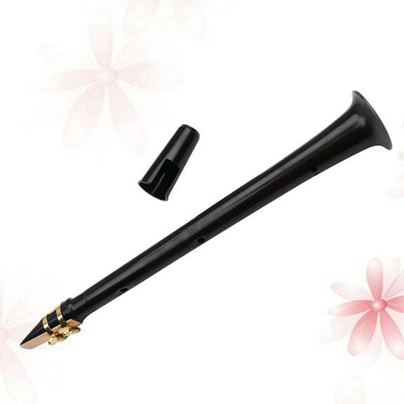 WHAMVOX  8 -Hole Saxophone for Kids Saxaphone Music Instrument Portable Mini Pocket Black