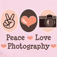 thumbnail image 2 of CafePress - Peace Love Photography Camera Infant Bodysuit - Baby Light Bodysuit, Size Newborn - 24 Months, 2 of 4