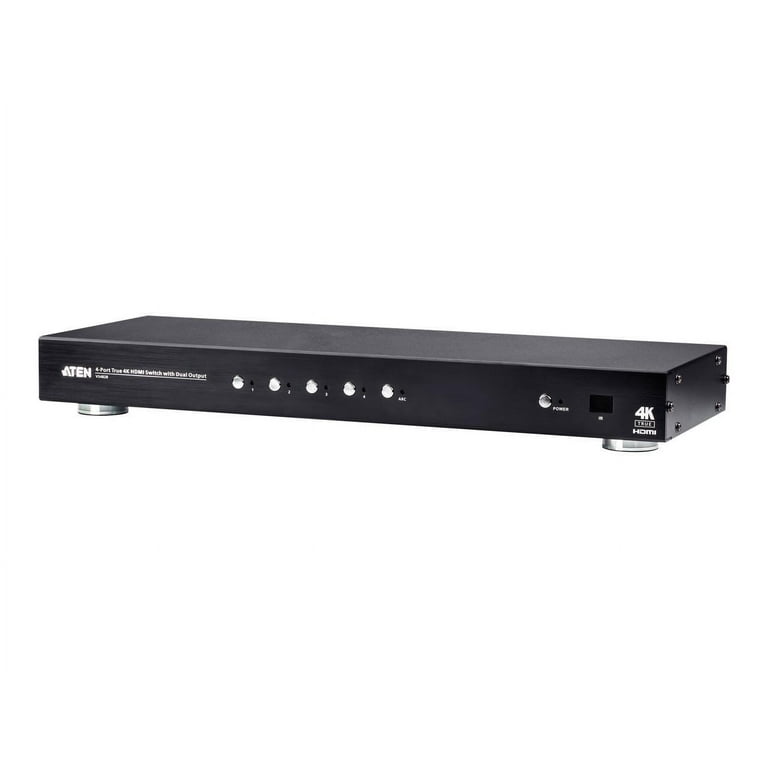 ATEN 4-Port True 4K HDMI Switch with Dual Output VS482B - 4096 x