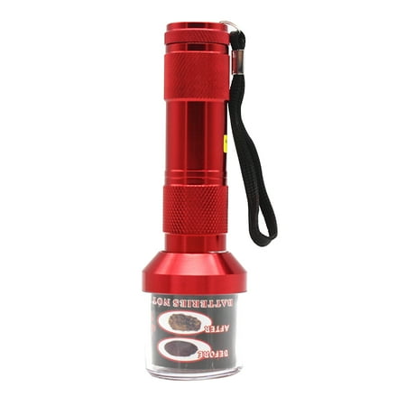 

TureClos Herb Grinder Electric Portable Spice Crusher Aluminum Metal Herb Quick Muller Kitchen Utensil Red