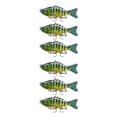 thumbnail image 4 of Greeniant 3 piezas de señuelos de pesca agua salada reutilizable cebo falso Swimbait Crankbait Type2 NO2 Greeniant CBP501938, 4 of 6