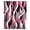 Pink, variant on Pink Stripe Sheer Curtains 84 Inches Long, Gradient Grey Moire Geometric Modern Abstract Light Filering Curtains, Breathable Simi Curtain Privacy Drapes for Living Room Bedroom Window Treatment