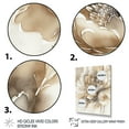thumbnail image 3 of Designart Single Beige Flower IV Canvas Wall Art, 3 of 5