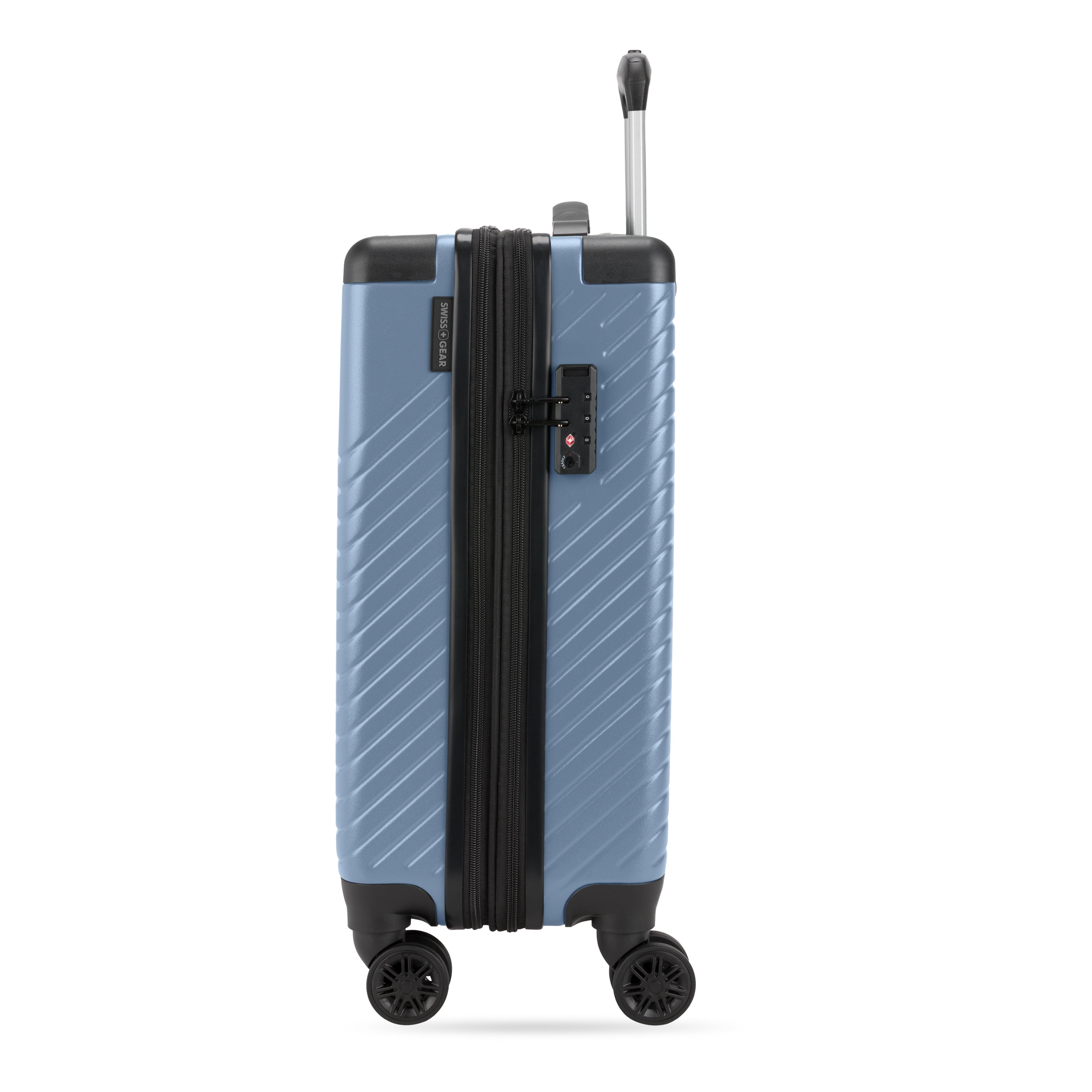 SWISSGEAR Edge Hardside Carry-On Spinner, Slate Blue