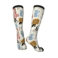 thumbnail image 4 of Balery Hand Drawn Animals Fun Novelty Socks Men'S Women'S Crew Socks Funny Crazy Novelty Socks Quirky And Cool Socks, 4 of 9
