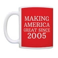 thumbnail image 6 of ThisWear 21st Birthday Gifts For All Making America Great Since 2005 Birthday Mug Birthday Gifts 11oz Ceramic Coffee Mug with Handle Red, 6 of 8