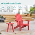 thumbnail image 3 of Dycanpo Outdoor Side Table for Patio, Small Round End Table Weather-Resistant for Living Room, Bedroom, Red, 3 of 9