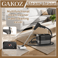 thumbnail image 4 of High pressure steam cleaner, high-temperature carpet cleaner, handheld household steam cleaner, steam cleaner, easy to carry, suitable for kitchen fumes, sofas, small air conditioners, 4 of 5