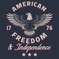 thumbnail image 2 of Mens Lost Gods American Freedom and Independence T Shirt, 2 of 3