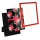 thumbnail image 4 of Marco de fotos Laura Ashley, 20 x 25 cm, borde metálico rojo dorado, 4 of 5