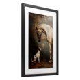 thumbnail image 2 of Stupell Industries Victorian Hound & Horse Vintage View Black Framed Print Under Glass, 14 x 20, by Petals Prints Design, 2 of 8