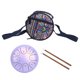 thumbnail image 1 of Mini tambor etéreo de 5,5 pulgadas con lengüeta de acero etéreo y bolsa para handpan Panda Music Equipment (morado), 1 of 14
