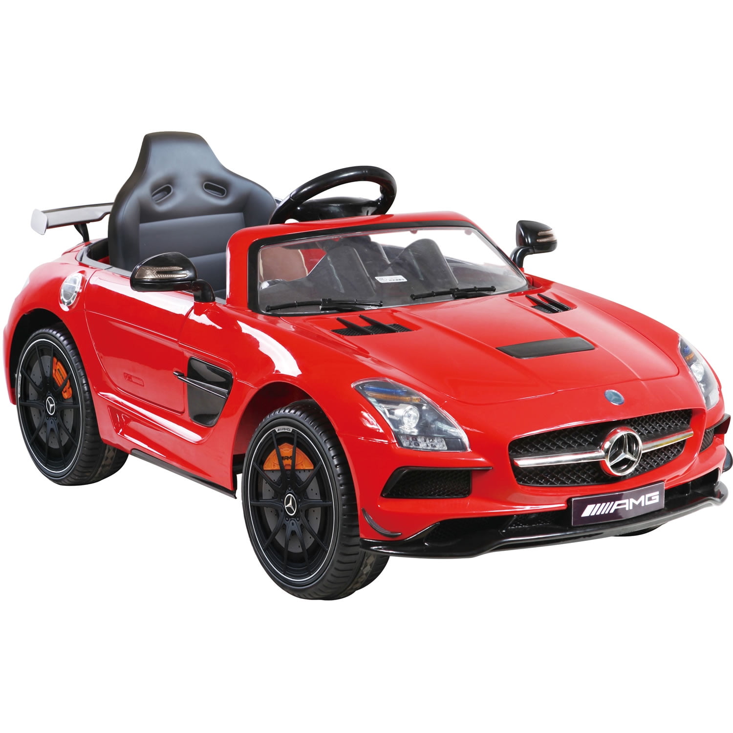 Mercedes Benz SX128 Kids Ride On Car Toy Powered Wheels R/C - Red - Walmart.com