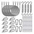thumbnail image 1 of 84 piezas Sun Sail Ware Kit con cable de alambre para vela Inat, para En, outd, 1 of 5
