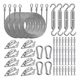 thumbnail image 1 of 84 piezas Sun Sail Ware Kit con cable de alambre para vela Inat, para En, outd, 1 of 5