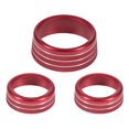 thumbnail image 1 of Miangastore Car Air Conditioner Accessory Red Aluminum Alloy 3Pcs, 1 of 8