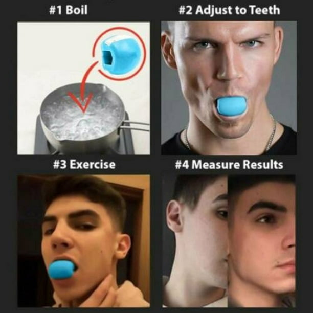 2pcs Jaw Exerciser Jawline Exerciser Jaw for Facial Toner Double Chin  Reducer Eliminator