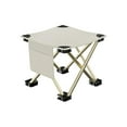thumbnail image 1 of fastboy Durable Folding Chairs For Hiking And Fishing Trips Foldable Chairs Comfortable Lightweight Compact white Small size, 1 of 6