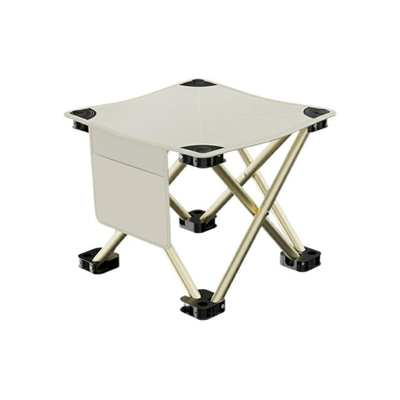 tamizeot Lightweight And Portable Folding Chair For Outdoor Activities Durable Foldable Chairs Comfortable white Small size