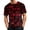 1#Deep Red, variant on Mens Ghost Pumpkin Halloween Crewneck T-Shirt - Breathable Short Sleeve Lightweight Tee, Mens Graphic T-Shirts Funny Print, Shirts for Men Daily Use,Black,L