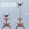 thumbnail image 3 of VEVOR Hydraulic Transmission Jack 1322 lbs 360° Swivel Wheels For Car Lift, 3 of 9
