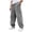 Light Gray, variant on NIEWTR Men's Casual Pants Solid Color Corduroy Elastic Waist Pull Rope Loose Straight Casual Pants Fall Winter Active Athletic Workout Pants for Men