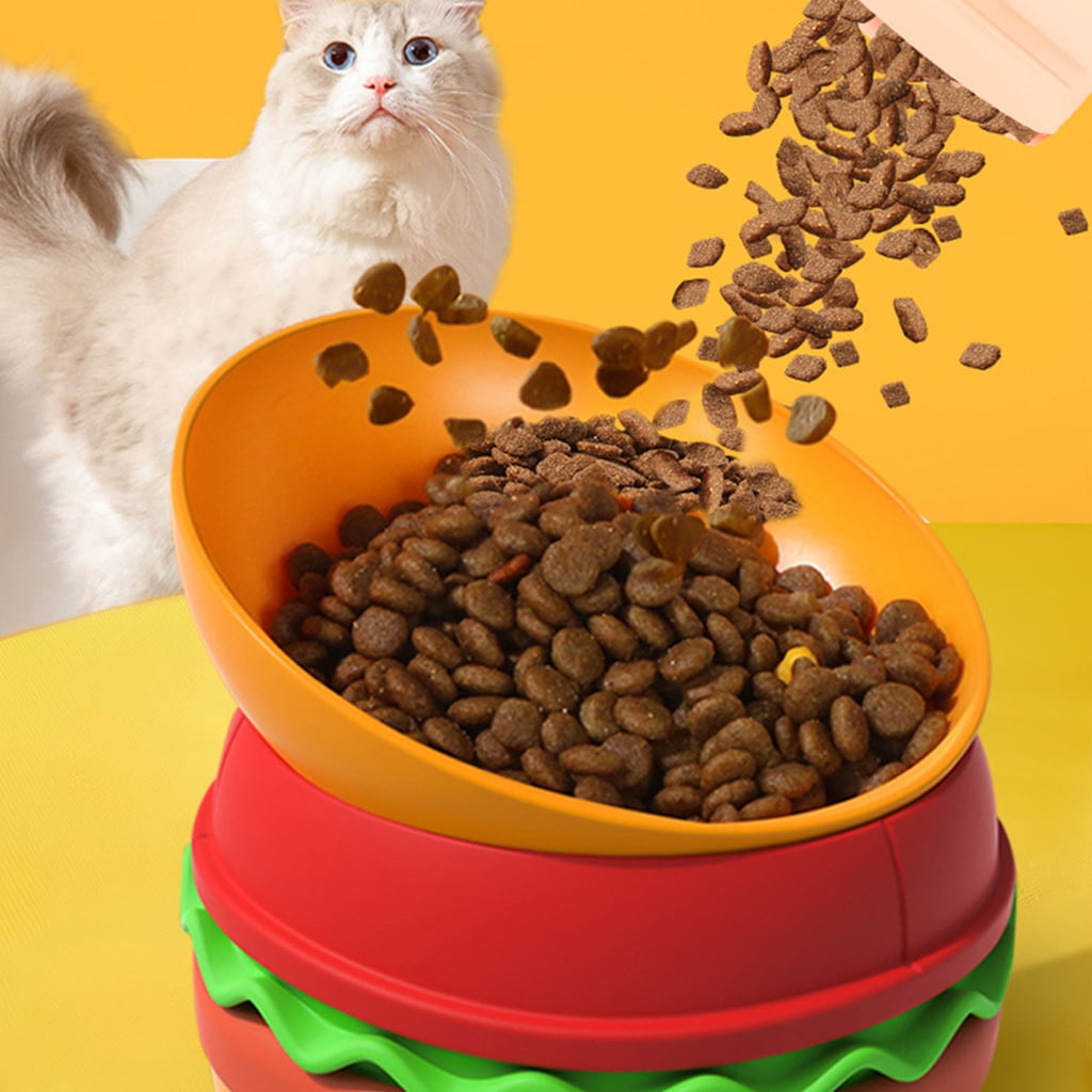 Interactively Slow Feed Pet Bowl Multifunctional Pet Food Dish 5 Layer Stackable for Home or Outdoor Use