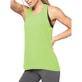 thumbnail image 3 of Women Casual Back Cross Tank Tops Round Neck Sleeveless Fitness Workout Shirts Stretchy Gym Running Raceraback Womens Activewear Tanks Tops, 3 of 3