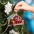 thumbnail image 4 of Colgante De árbol De Navidad Decoración De Navidad Colgante De árbol De Navidad Decoración Navideña De Madera Tema De Granja Colgante Colgante Adorno Decoración De Fiesta De, 4 of 8