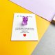 thumbnail image 1 of Bonita Tarjeta de Bolsillo de Resina con Forma de Perrito Pequeño, Tarjeta de Regalo Decorativa., 1 of 6