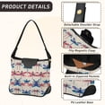 thumbnail image 3 of Iauyy Women's Handbag Removable Shoulder Satchel Bag-Polyester and PU leather ，Dragonfly, 3 of 7