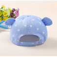 thumbnail image 4 of Douhoow Newborn Baby Hat Dot Pattern Sun Hat With Ears Summer Girls Boys Cap, 4 of 8