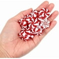 thumbnail image 6 of RCFINE 50pcs Christmas Candy Cane Decoration Christmas Tree Hanging Ornaments DIY Art Decoration for Holiday Decoration Party Favors (Pink White,2.5 cm), 6 of 6