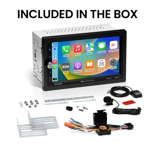 BOSS Audio Systems, Car Stereo, BV9358B, 6.2 Inch Touchscreen