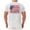 White, variant on Ramiter Men's 250th America Anniversary Casual Printed T-Shirt American Flag Shirt Men 250 Years of Freedom Shirt(Red,M)