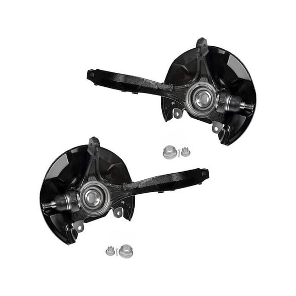 Front Steering Knuckle Wheel Hub Bearing Set of 2 - Compatible with 2008 - 2012 Honda Accord 2009 2010 2011