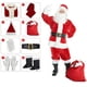 thumbnail image 2 of Nuevo disfraz de Papá Noel de talla grande, disfraz de cosplay de rol para fiesta navideña, conjunto clásico personalizado de lujo. (Venta directa de fábrica), 2 of 5