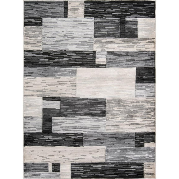 Momeni Logan Geometric Contemporary Area Rugs, Beige