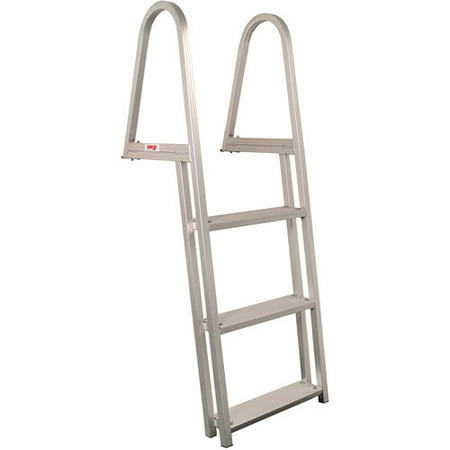 - Extreme Max 3005.3377 Aluminum Pontoon and Dock Ladder - 3-Step