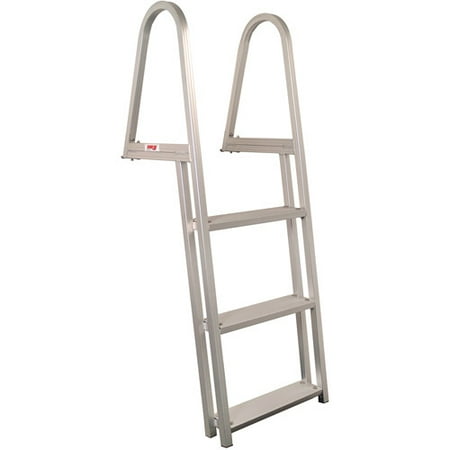 Extreme Max 3005.3377 Aluminum Pontoon and Dock Ladder -