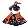 thumbnail image 3 of Shadoumai 2-Piece Halloween Pet Costume Set with Cape and hat, Cat Pumpkin Costume, Fun Holiday Outfit for Small to Medium Dogs and Cats., 3 of 9