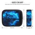 thumbnail image 5 of Sikiie Blue Fire Wolf Luggage Handle Wraps for Suitcases Travel Accessories(2 Pack), 5 of 9